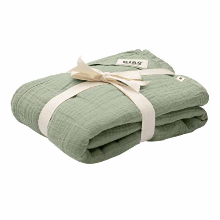 Муслінова тканина пелюшка BIBS Muslin Swaddle 1 шт в упаковці, Sage 120х120 см