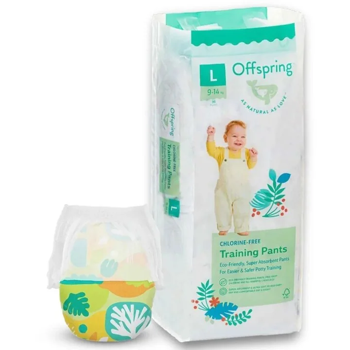 Підгузки-трусики Offspring® розмір L, 9-14 кг, 36 шт, Ліс — Photo 9