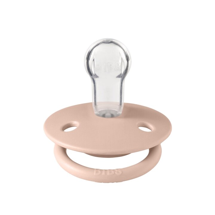 Соска пустушка BIBS De Lux Silicone Round (кругла) – Blush 0-36 міс. — Photo 3