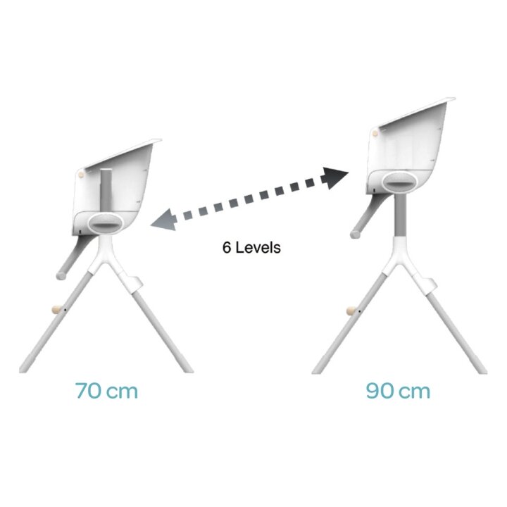 Стілець для годування Beaba Up &amp; Down білий — Photo 25