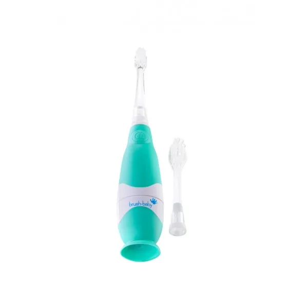 Електрична зубна щітка BabySonic (від 0 до 3 років) - Teal, (Brush-baby) — Photo 9