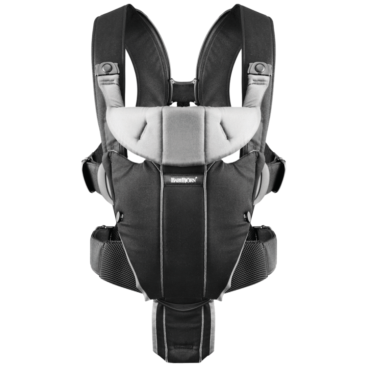 Рюкзак &quot;BB®Baby Carrier Miracle (Black/Silver, Cotton Mix)&quot;(Чорний з сірим) BabyBjörn — Photo 8