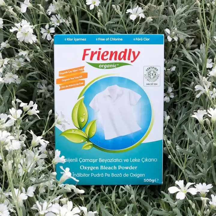 Органічний кисневий порошок для видалення плям Friendly Organic 500 гр — Photo 13