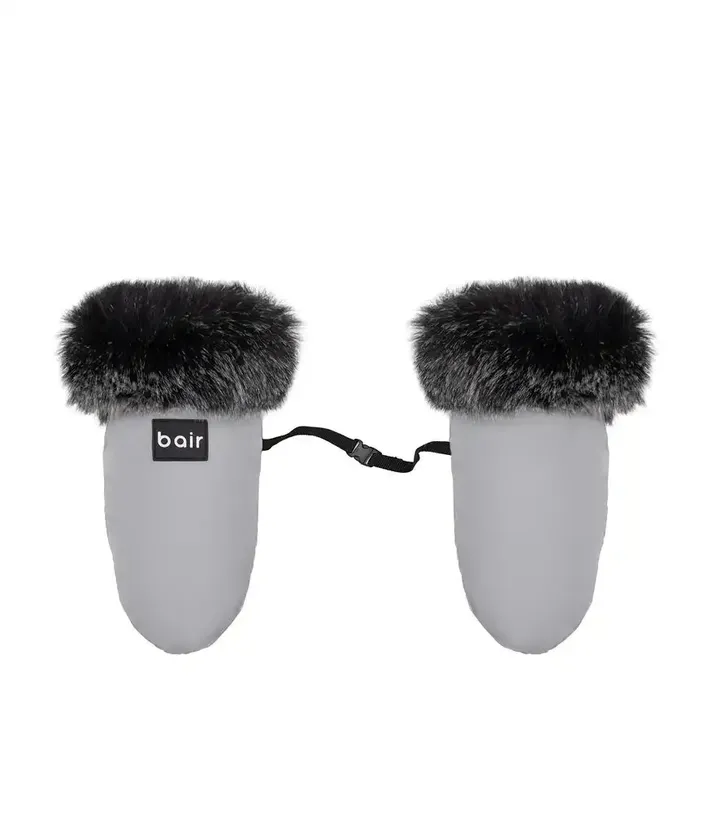 Рукавиці на коляску Bair Northmuff Owl Grey — Photo 3