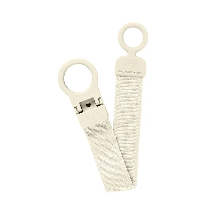 Тримач-стрічка для пустушки з петлею BIBS Pacifier Clip Loop Ivory — Photo 16