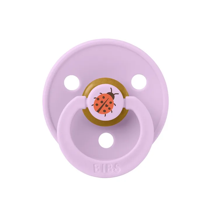 Пустушка Studio Colour Latex Round (кругла) Ladybug – Violet Sky 6-18 міс. — Photo 3