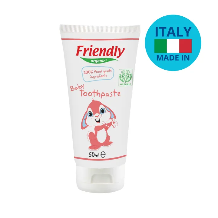 Органічна дитяча зубна паста Friendly Organic 50 мл — Photo 9