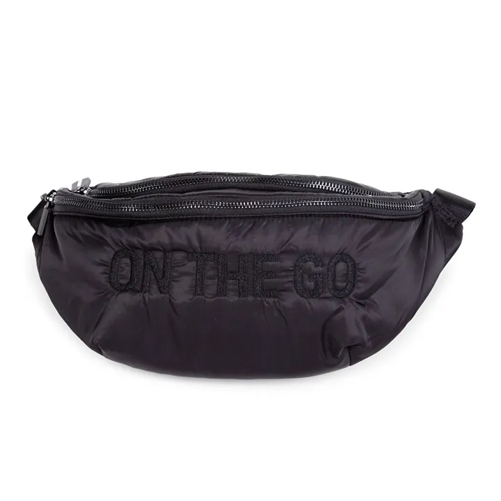 Сумка через плече Childhome Banana bag puffered black, арт. CWBANAPBL — Photo 15
