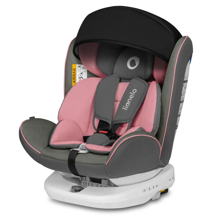 Дитяче автокрісло Lionelo BASTIAAN PINK BABY (white base) — Photo 9