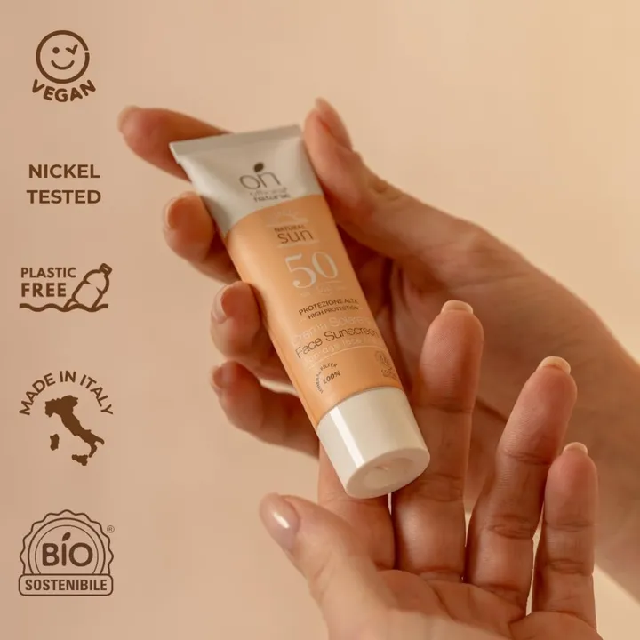 Органічний антивіковий сонцезахисний крем SPF 50 для обличчя Officina Naturae, 30 мл — Photo 11