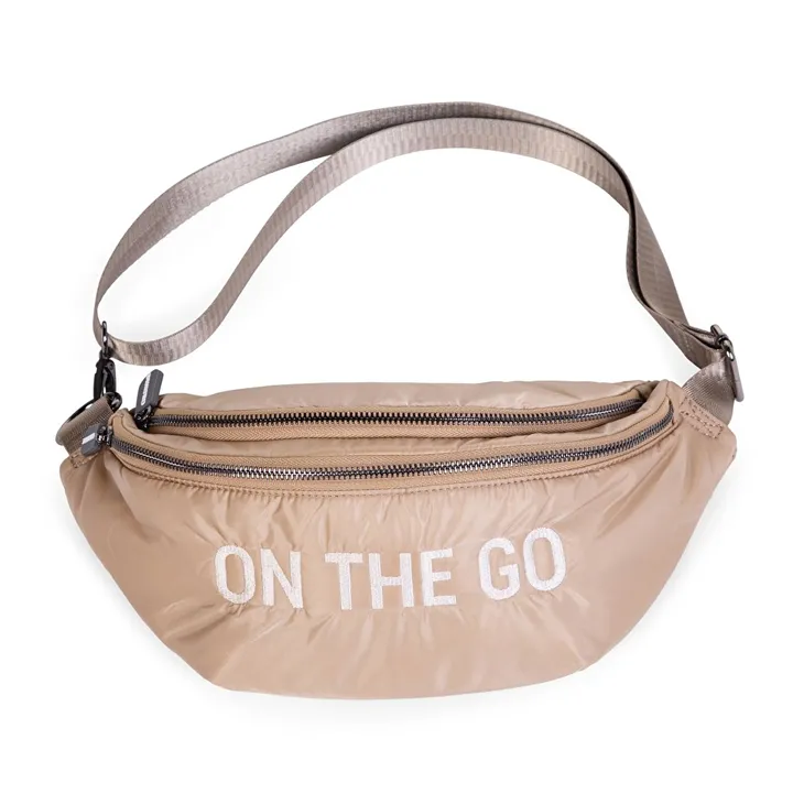 Сумка через плече Childhome Banana bag puffered beige, арт. CWBANAPBE — Photo 15