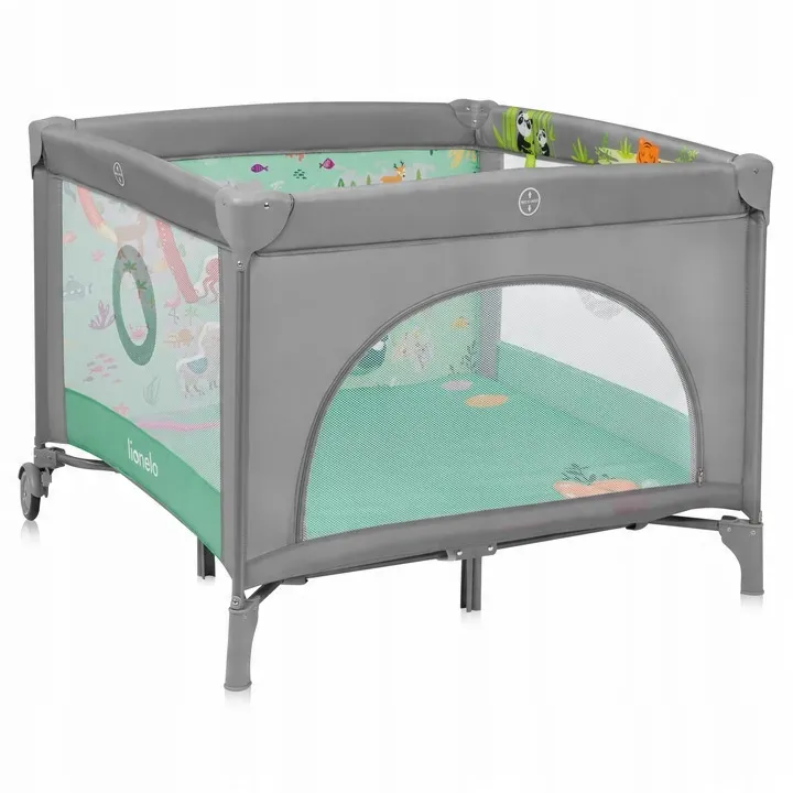 Манеж Lionelo MILLE PLUS GREY GREEN — Photo 5