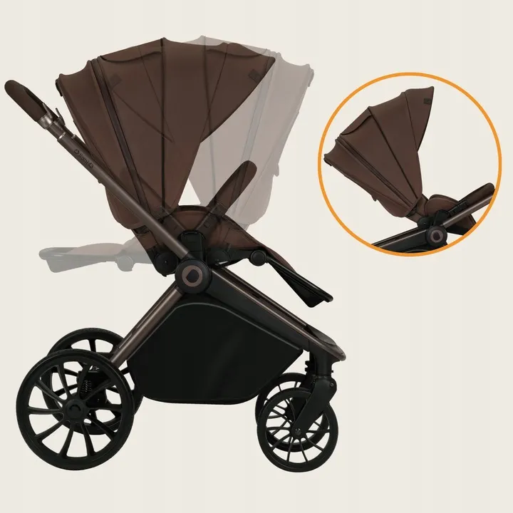 Універсальна коляска 2 в 1 Lionelo MIKA PLUS 2IN1 MOCHA MOUSSE — Photo 8