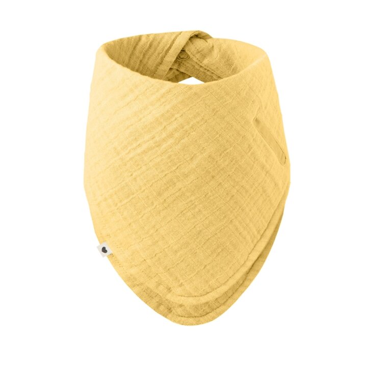 Мусліновий нагрудник BIBS Bandana Bib yellow — Photo 3