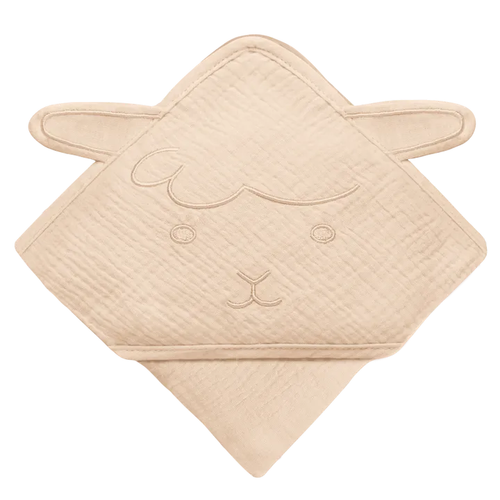 Рушник Lionelo MUSLIN HOODED TOWEL BEIGE SAND — Photo 3