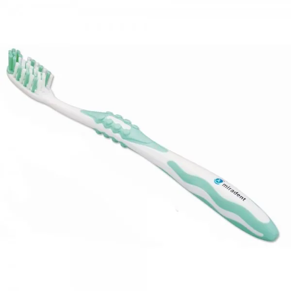 Зубна щітка Carebrush white - Green, (Miradent) — Photo 3