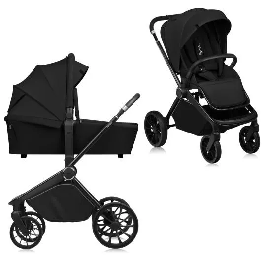 Універсальна коляска 2 в 1 Lionelo MIKA PLUS 2IN1 BLACK ONYX — Photo 5