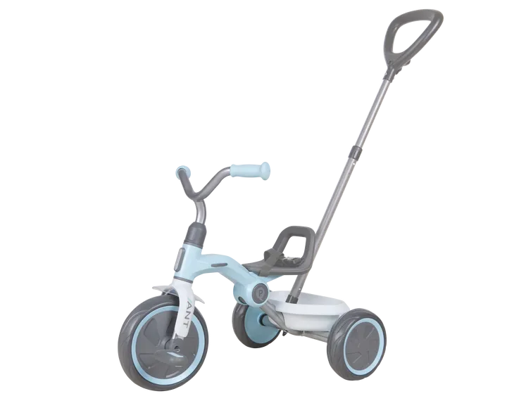 Велосипед складаний триколісний дитячий із батьківською ручкою Ant+ LightBlue