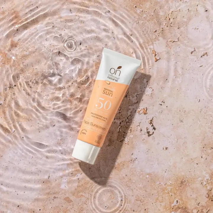 Органічний антивіковий сонцезахисний крем SPF 50 для обличчя Officina Naturae, 30 мл — Photo 18