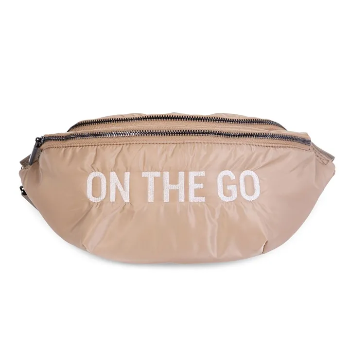 Сумка через плече Childhome Banana bag puffered beige, арт. CWBANAPBE — Photo 16