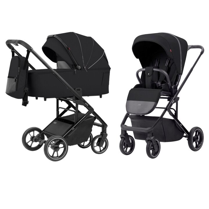 Коляска універсальна CARRELLO Alfa CRL-6507 (2in1) Midnight Black /1/