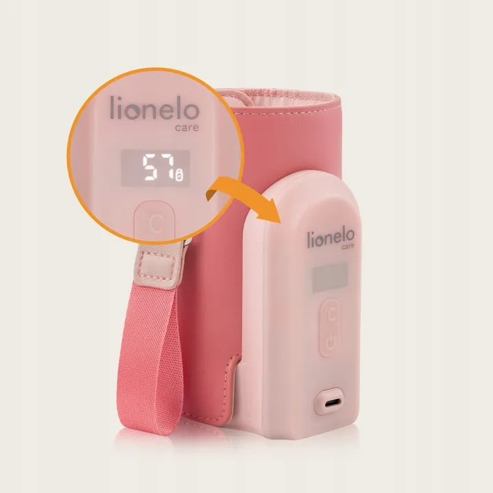 Підігрівач пляшок Lionelo THERMUP GO EVO CORAL PINK — Photo 8
