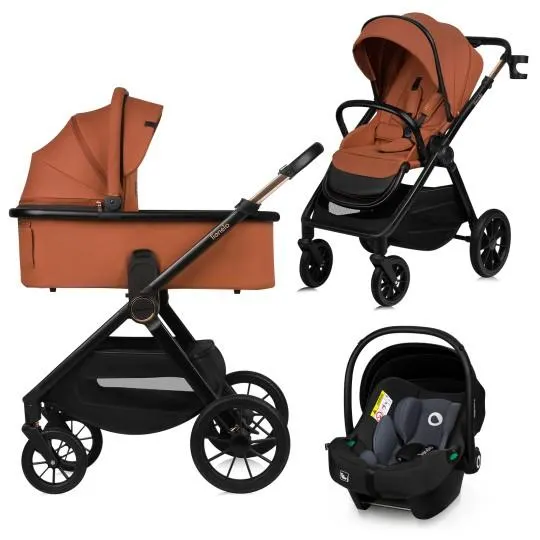 Універсальна коляска 3 в 1 Lionelo LAYLA 3IN1 BROWN RUST — Photo 5