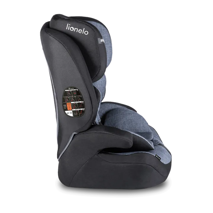 Дитяче автокрісло Lionelo NICO BLACK GREY — Photo 5