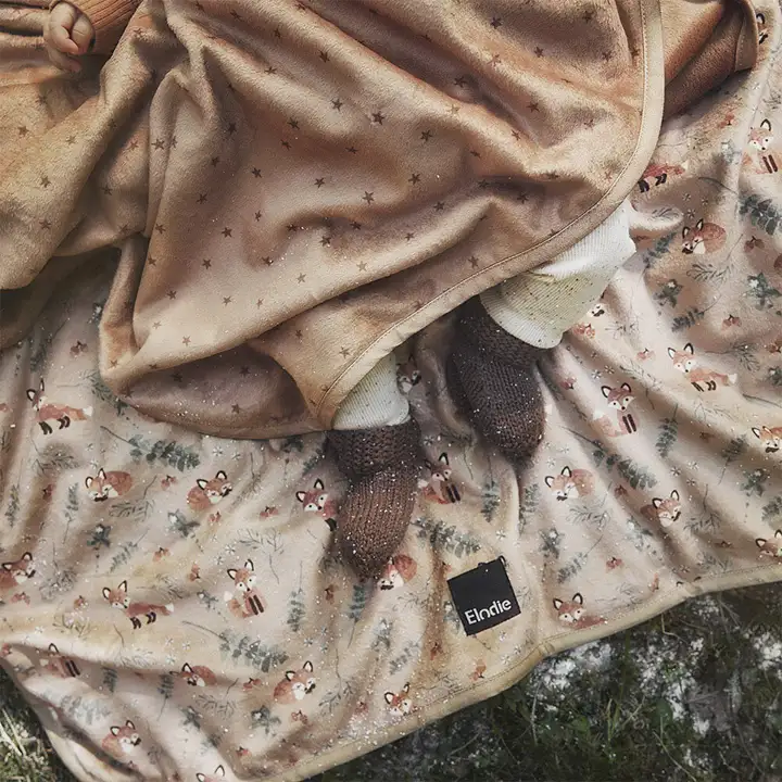 Плед Elodie Details Pearl Velvet Blanket Nordic Woodland — Photo 7