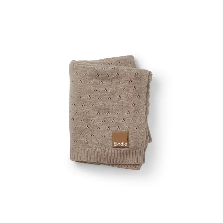 Плед Elodie Details Pointelle Blanket Tender Taupe — Photo 2