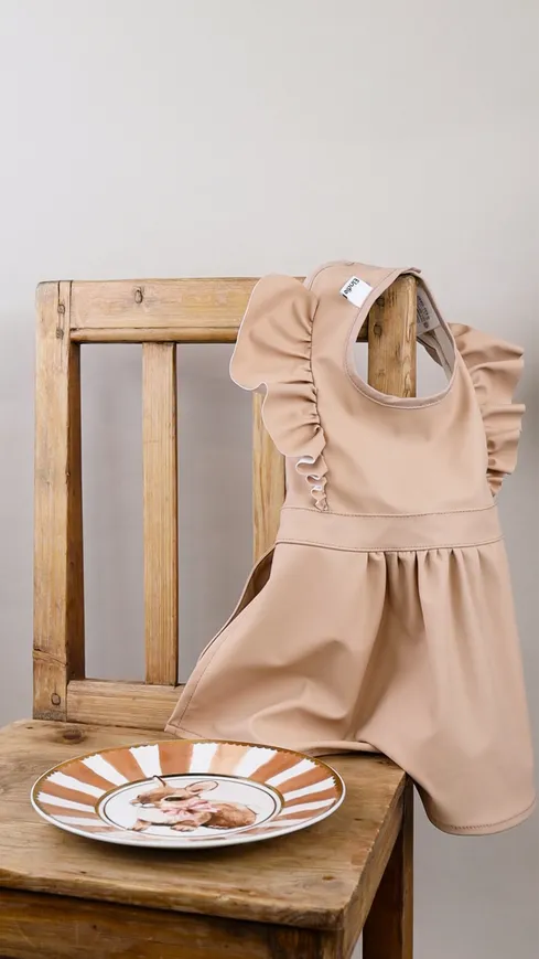 Нагрудник для годування Elodie Details Baby Bib Blushing Pink — Photo 3