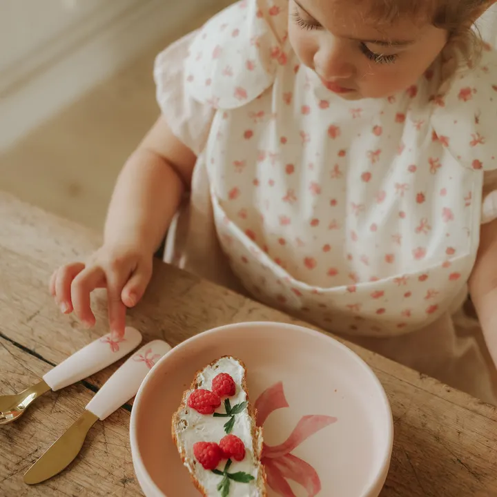 Нагрудник для годування Elodie Details Baby Bib Petit River Rose — Photo 7