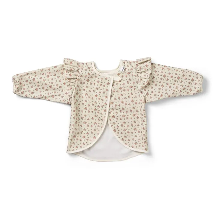 Нагрудник з рукавами для годування Elodie Details Longsleeved Baby Bib Autumn Rose — Photo 3