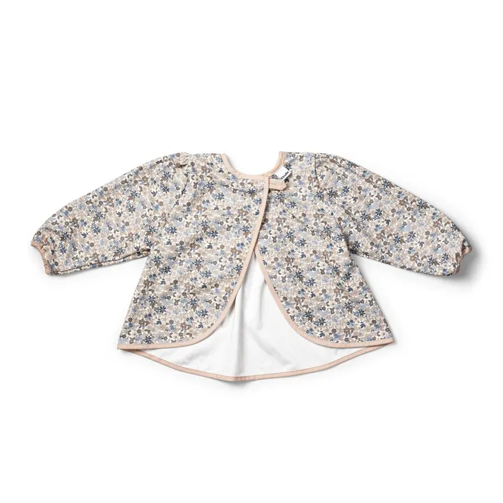 Нагрудник з рукавами для годування Elodie Details Longsleeved Baby Bib Blue Garden — Photo 4