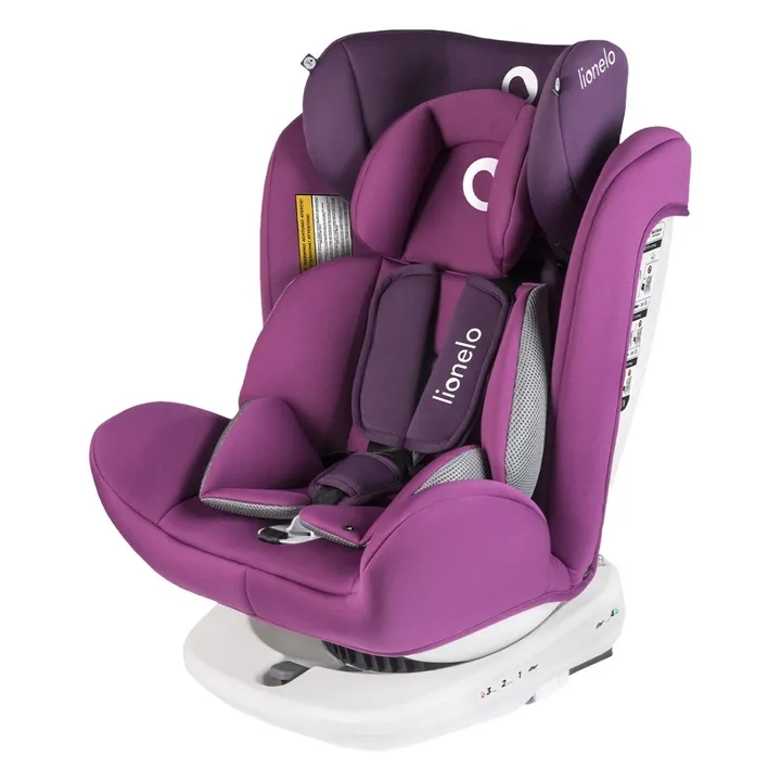 Дитяче автокрісло Lionelo BASTIAAN VIOLET (white base) — Photo 3