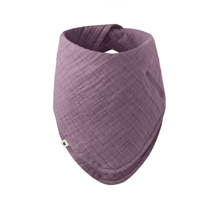 Мусліновий нагрудник BIBS Bandana Bib mauve — Photo 3