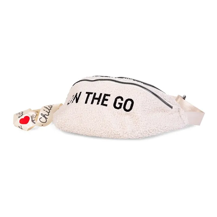 Сумка через плече Childhome Banana bag teddy white, арт. CWBANATW — Photo 16