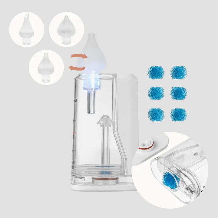Назальний аспіратор Lionelo BABYAIR FLOW WHITE — Photo 5