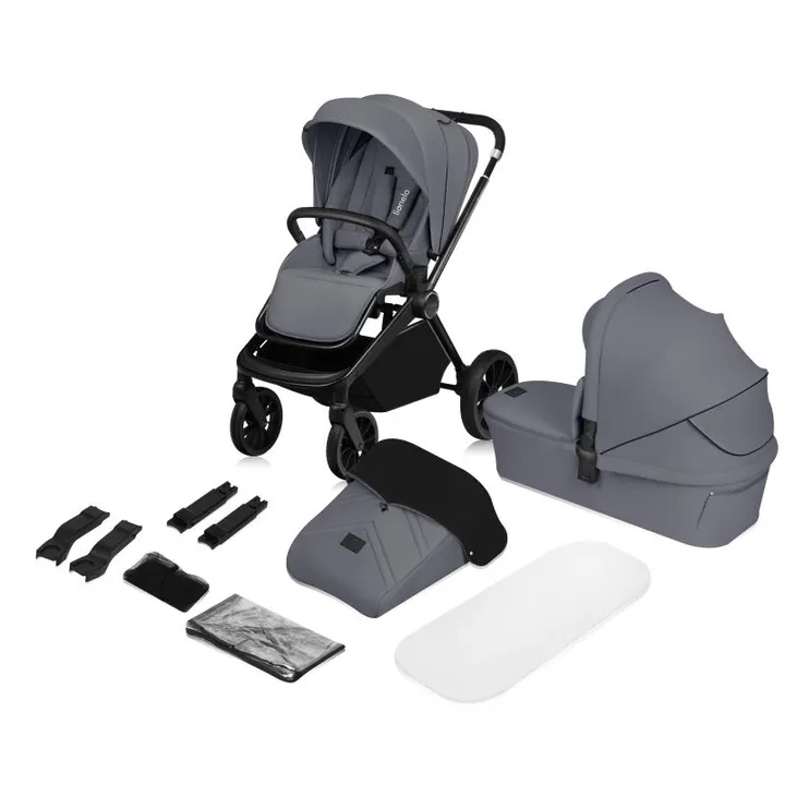 Універсальна коляска 2 в 1 Lionelo MIKA PLUS 2IN1 GREY STONE — Photo 5