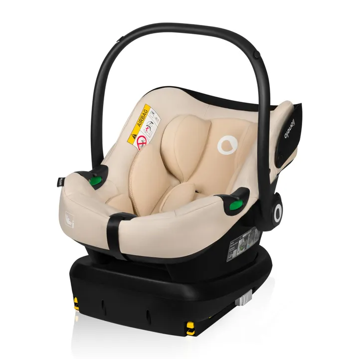 База з автокріслом Lionelo ASTRID I-SIZE SET BEIGE SAND — Photo 5