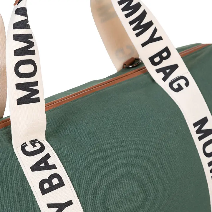 Сумка Childhome Mommy bag Signature canvas green, арт. CWMBBSCGR — Photo 26