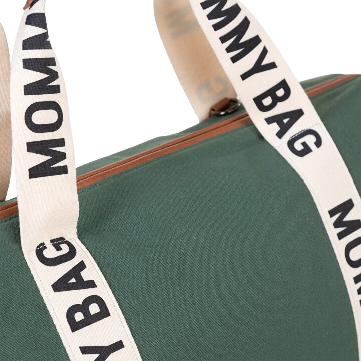 Сумка Childhome Mommy bag Signature canvas green — Photo 26