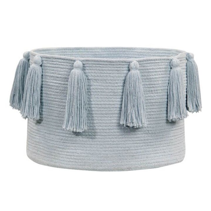 Кошик Lorena Canals Tassels Soft Blue 30 x 45 x 45 — Photo 6