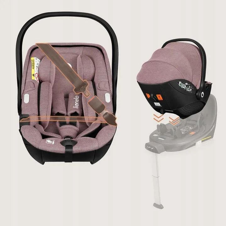 Дитяче автокрісло Lionelo MOXIE I-SIZE PINK MAUVE — Photo 7