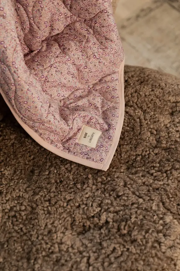 Стьобана ковдра BIBS x Liberty Quilted Blanket Eloise-ivory — Photo 16