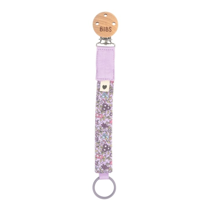 Тримач для пустушки BIBS x Liberty Pacifier Clip – Chamomile Lawn Violet Sky — Photo 6