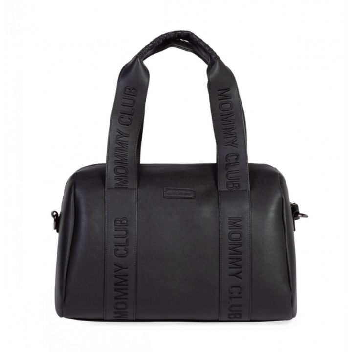 Сумка Childhome Mommy club Signature vegan leather black — Photo 13