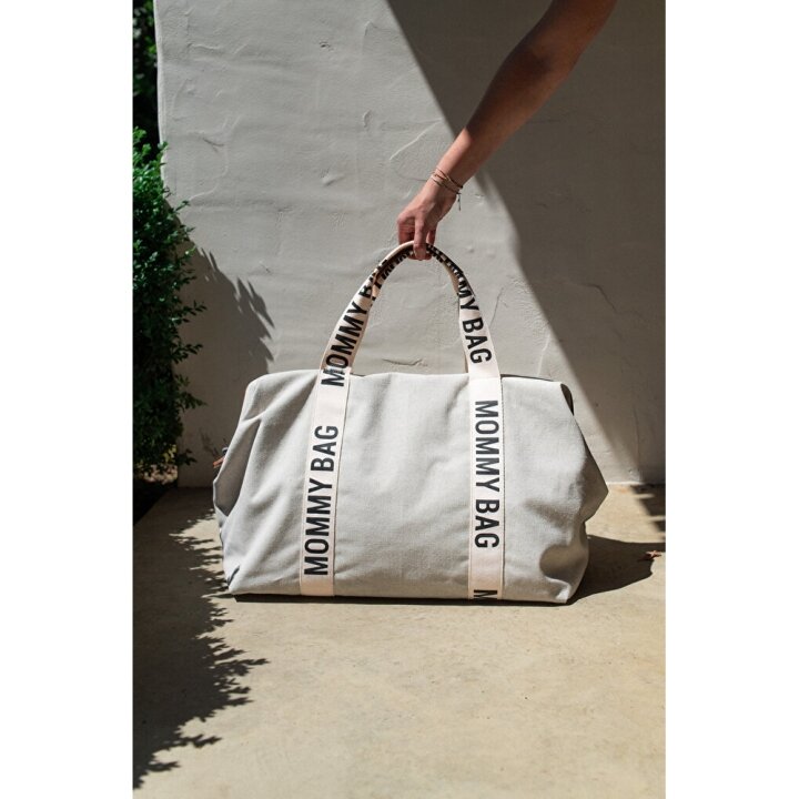 Сумка Childhome Mommy bag Signature canvas off white — Photo 45