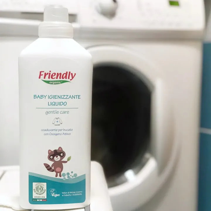 Органічний дезінфектор для прання дитячої білизни Friendly Organic 1000 мл — Photo 11