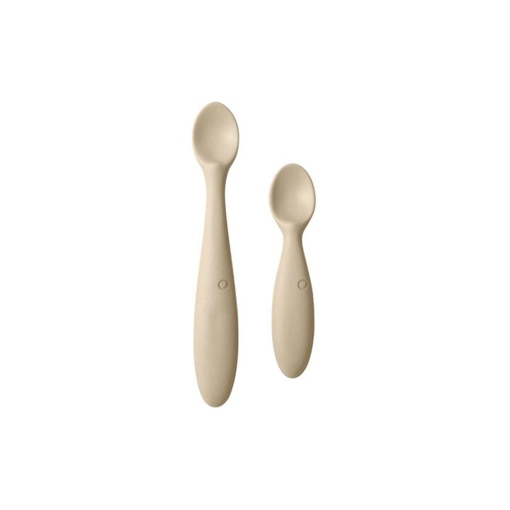 Набір дитячих ложок для годування BIBS Spoon Set Vanilla (2 шт) — Photo 6